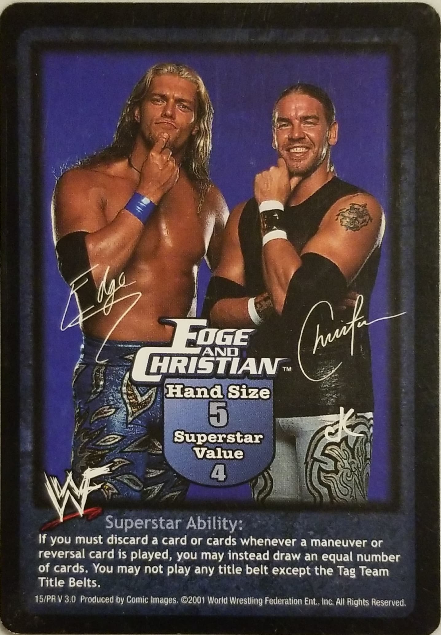 Edge & Christian face card PROMO